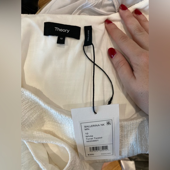 NWT Theory Ballerina Mini Dress in Tweed - Picture 7 of 7